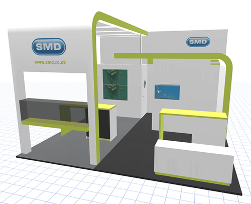 Trade Show Booth using 3D Configurator