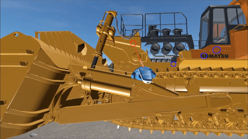 Virtual Reality of Heavy Equipment Machinery with Powertrak VRoom