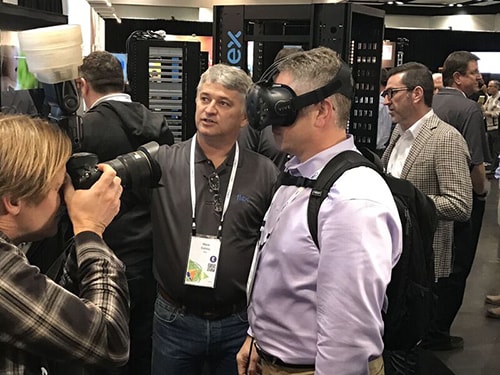 Virtual Reality Data Center Racks at OCP 2017