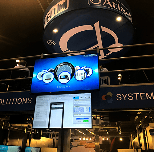 2D Rack Designs at AtlasIED booth at InfoComm 2017