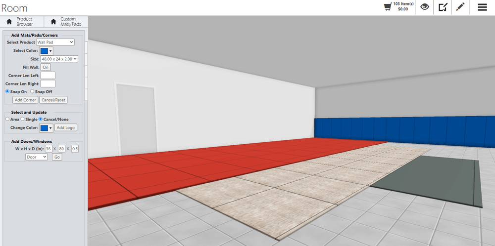 Flooring Auto-fill in Floor Space Planning