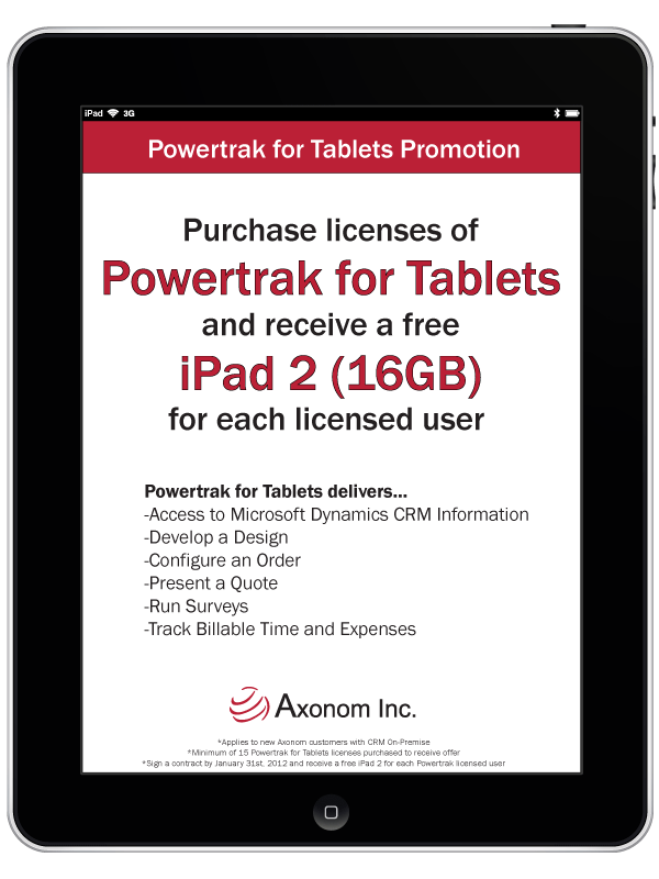 Powertrak Software iPad Promotion