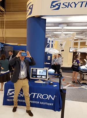Smartphone VR at Trade Show