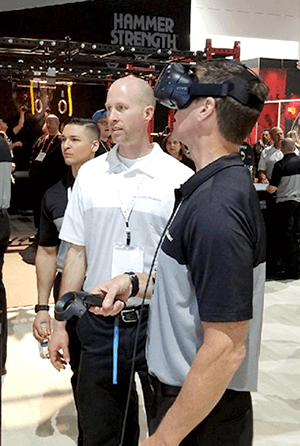 Virtual Reality Used at IHRSA Show
