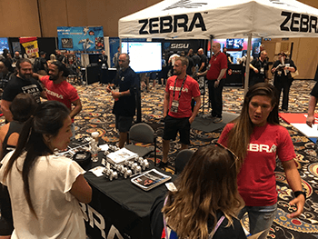 Zebra Athletics using VR at Martial Arts SuperShow 2018