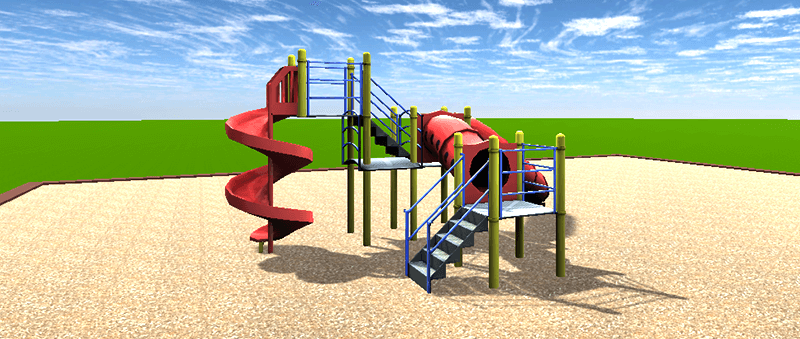 Design outdoor play systems with Powertrak 3D Configurator